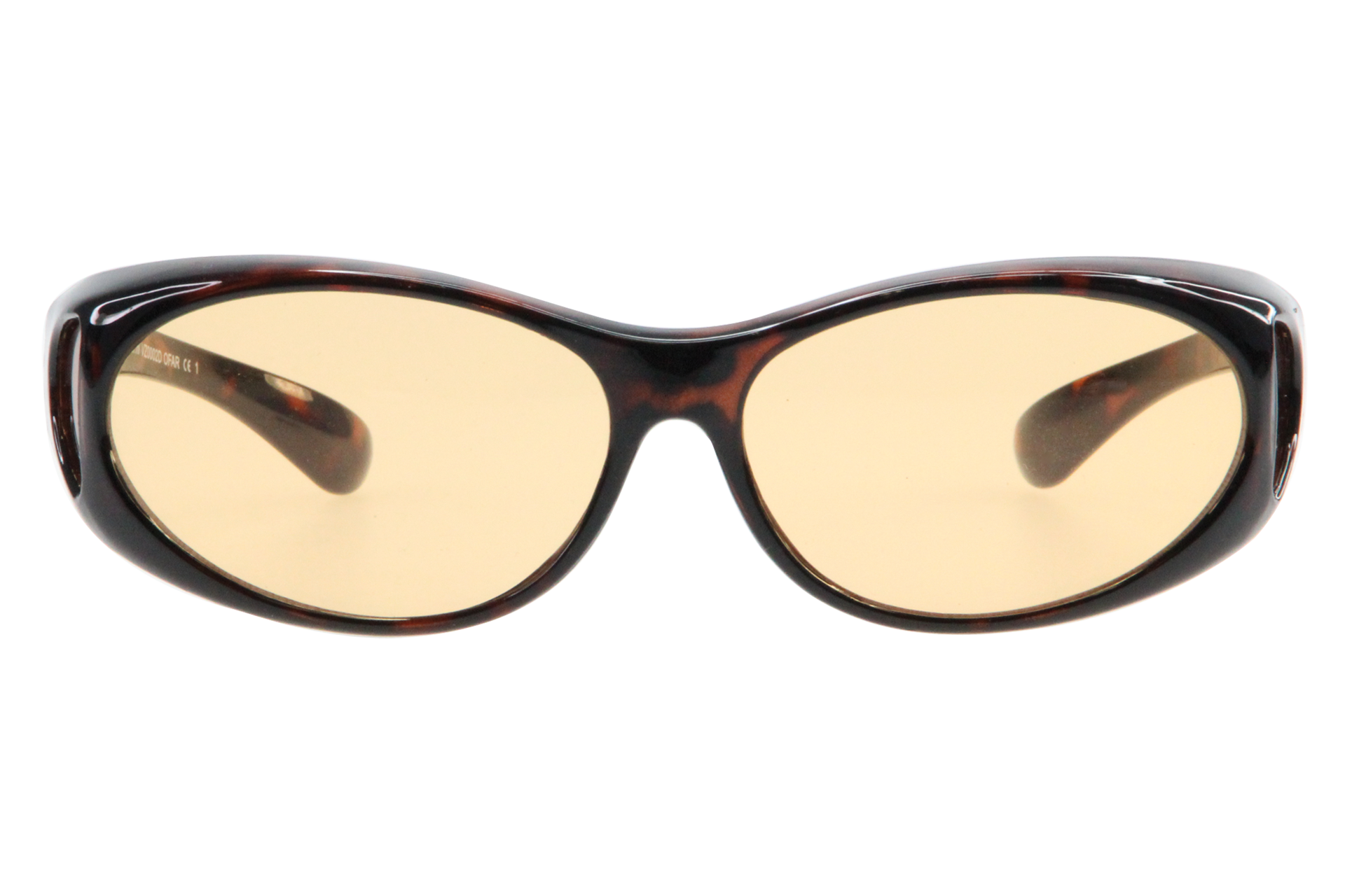 VZ-0002D licht oranje High Contrast donker havanna glans